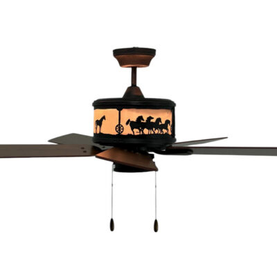 Running Horse Western Ceiling Fan