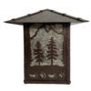 Lodge Cabin Style Wall Lantern