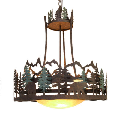 Copper Canyon PEG260 Bear Chandelier