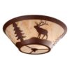 Elk Round Drop Ceiling Mount Light