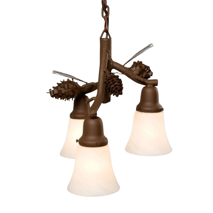 Glacier Ponderosa Pine 3-Light Pendant