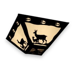 Deer and Doe Ceiling Light - Semi Flush