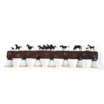 Running Horses Bathroom Vanity Light