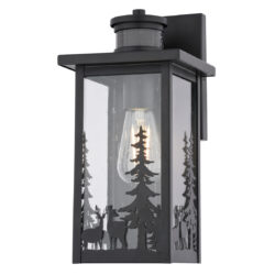Acadia Deer Outdoor Motion Sensor Wall Lantern