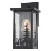Acadia Deer Outdoor Wall Lantern