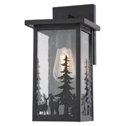 Acadia Deer Wall Lantern - 12.25 inch