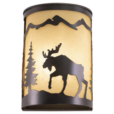 Vaxcel Yellowstone Moose Wall Sconce