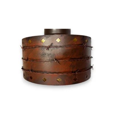 12 inch Barbed Wire Ceiling Light
